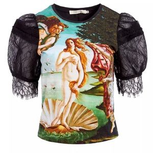 Posey Lace Puff Sleeve Top